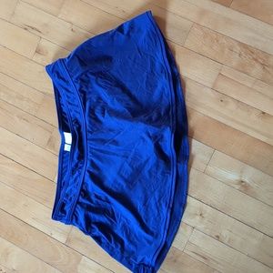 Anne Cole Mid Rise Swim Skirt Navy Size S